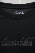 画像4: CavariA / レースアップZIPカットソー 44 ブラック T-25-06-28-009-Ca-to-YM-ZT