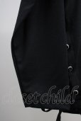 画像6: CavariA / レースアップZIPカットソー 44 ブラック T-25-06-28-009-Ca-to-YM-ZT