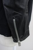 画像4: DEAL DESIGN / シープレザーコンビパーカー S ブラック T-25-06-28-010-DE-to-YM-ZT