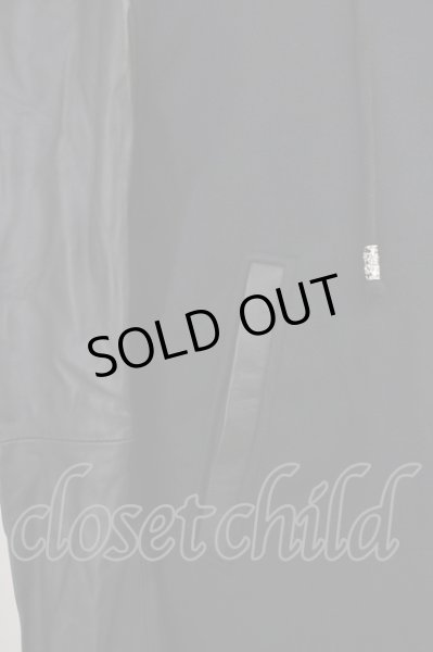 画像7: DEAL DESIGN / シープレザーコンビパーカー S ブラック T-25-06-28-010-DE-to-YM-ZT205 (7)