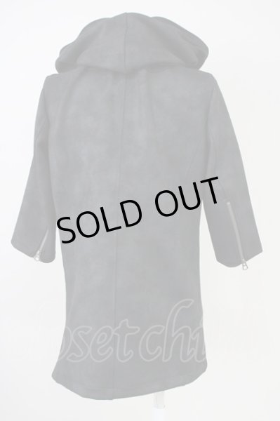 画像2: CIVARIZE / Damn 5分袖コーティングパーカー 44 ブラック T-25-06-28-011-CI-to-YM-ZT224 (2)