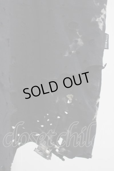 画像6: CIVARIZE / Hurt クラッシュ加工フェイクレイヤードタンクトップ 46 ブラック T-25-06-28-001-CI-to-YM-ZT (6)