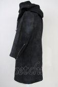 画像3: CIVARIZE / Damn 5分袖コーティングパーカー 44 ブラック T-25-06-28-011-CI-to-YM-ZT
