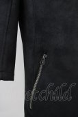 画像7: CIVARIZE / Damn 5分袖コーティングパーカー 44 ブラック T-25-06-28-011-CI-to-YM-ZT