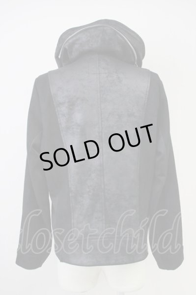 画像2: JOHNNY WOLF / JOHNNY STAR-ASSORTEDジョニースターアソーテッドライダースパーカー 2-3 ブラック T-25-06-28-012-JO-to-YM-ZT224 (2)