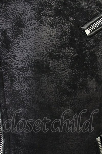 画像7: JOHNNY WOLF / JOHNNY STAR-ASSORTEDジョニースターアソーテッドライダースパーカー 2-3 ブラック T-25-06-28-012-JO-to-YM-ZT224 (7)