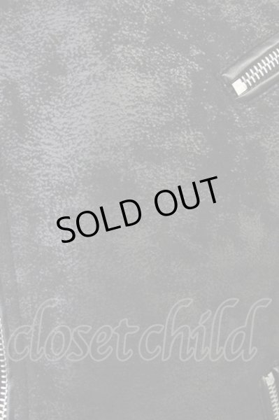 画像7: JOHNNY WOLF / JOHNNY STAR-ASSORTEDジョニースターアソーテッドライダースパーカー 2-3 ブラック T-25-06-28-012-JO-to-YM-ZT224 (7)