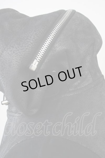 画像8: JOHNNY WOLF / JOHNNY STAR-ASSORTEDジョニースターアソーテッドライダースパーカー 2-3 ブラック T-25-06-28-012-JO-to-YM-ZT224 (8)