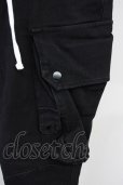 画像4: CavariA / ストレッチカーゴパンツ 44 ブラック T-25-06-28-013-Ca-pa-YM-ZT