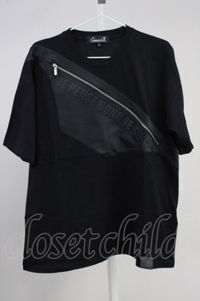 画像1: CavariA / 立体デザインBIG Tシャツ 44 ブラック T-25-06-28-002-Ca-ts-YM-ZT