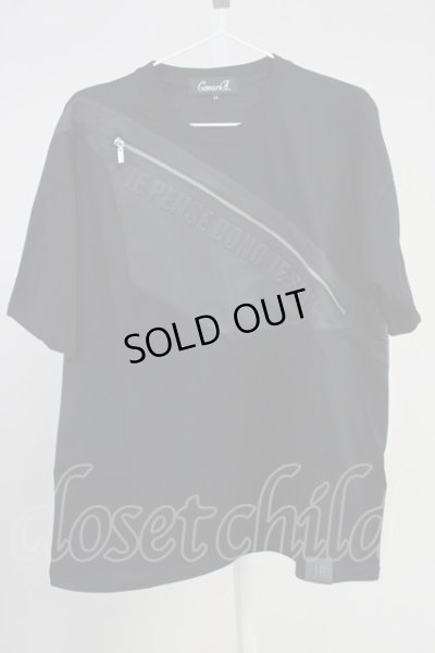 画像1: CavariA / 立体デザインBIG Tシャツ 44 ブラック T-25-06-28-002-Ca-ts-YM-ZT205