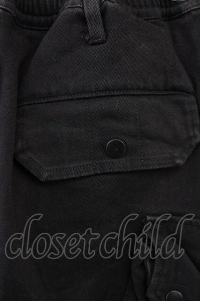 画像6: CavariA / ストレッチカーゴパンツ 44 ブラック T-25-06-28-013-Ca-pa-YM-ZT261 (6)