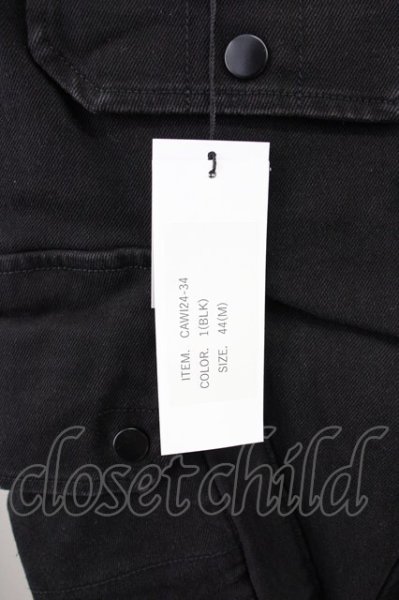 画像7: CavariA / ストレッチカーゴパンツ 44 ブラック T-25-06-28-013-Ca-pa-YM-ZT261 (7)