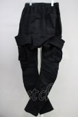 画像2: A.F ARTEFACT / Denim Coating Cargo Sarouel Skinnyパンツ 2 ブラック T-25-06-28-015-A.-pa-YM-ZT (2)