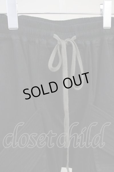 画像3: A.F ARTEFACT / Denim Coating Cargo Sarouel Skinnyパンツ 2 ブラック T-25-06-28-015-A.-pa-YM-ZT261 (3)