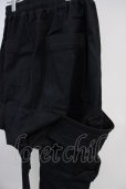 画像7: A.F ARTEFACT / Denim Coating Cargo Sarouel Skinnyパンツ 2 ブラック T-25-06-28-015-A.-pa-YM-ZT