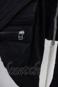 画像8: A.F ARTEFACT / Denim Coating Cargo Sarouel Skinnyパンツ 2 ブラック T-25-06-28-015-A.-pa-YM-ZT
