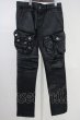画像1: CIVARIZE / コーティングカーゴパンツ 46 ブラック T-25-06-28-016-CI-pa-YM-ZT (1)