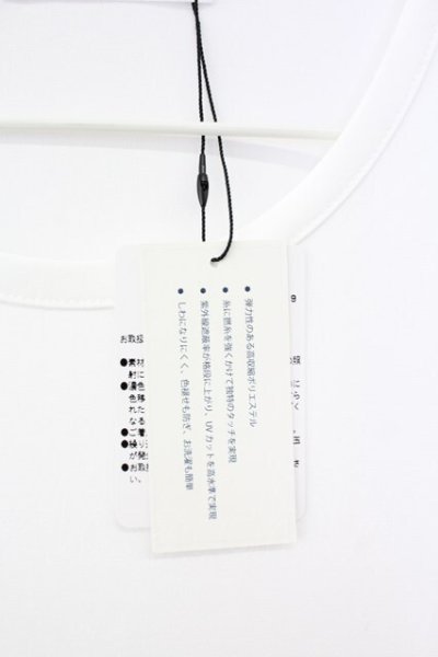 画像5: Zero by TORNADO MART / ポリエステルスムースボックス Tシャツ M ホワイト T-25-07-08-002-Ze-ts-YM-ZT