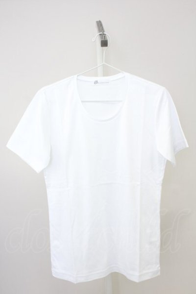画像1: Zero by TORNADO MART / ストレッチスムースUネックT M ホワイト T-25-07-08-003-Ze-ts-YM-ZT