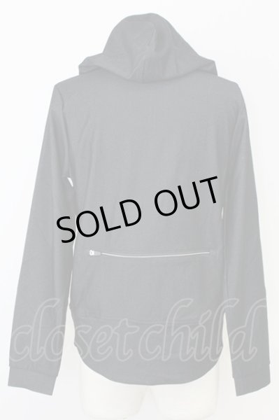 画像2: 5351pour les Hommes / シャンブレーハイテンションパーカー 44 ブラック T-25-07-08-021-53-to-YM-ZT153 (2)