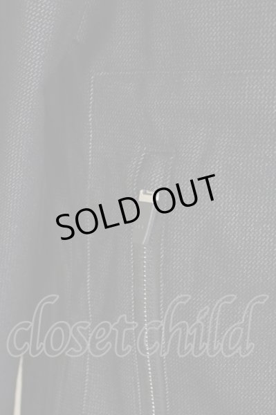 画像4: 5351pour les Hommes / シャンブレーハイテンションパーカー 44 ブラック T-25-07-08-021-53-to-YM-ZT153 (4)