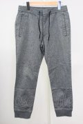TORNADO MART / 撚り杢ストレッチツイルパンツ S グレー T-25-07-08-022-TO-pa-YM-ZT032