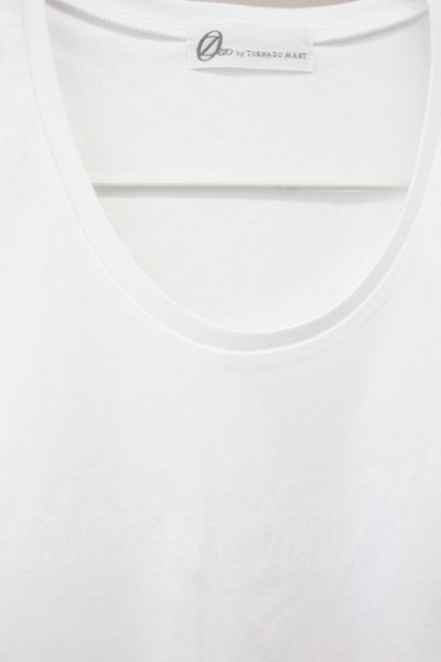画像3: Zero by TORNADO MART / ストレッチスムースUネックT M ホワイト T-25-07-08-004-Ze-ts-YM-ZT
