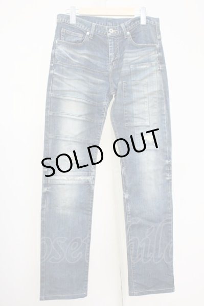 画像1: TORNADO MART / ダメージリメイクデニムパンツ S インディゴ T-25-07-08-030-TO-pa-YM-ZT031 (1)