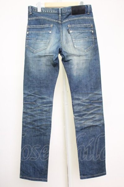 画像2: TORNADO MART / ダメージリメイクデニムパンツ S インディゴ T-25-07-08-030-TO-pa-YM-ZT031 (2)