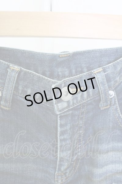 画像3: TORNADO MART / ダメージリメイクデニムパンツ S インディゴ T-25-07-08-030-TO-pa-YM-ZT031 (3)