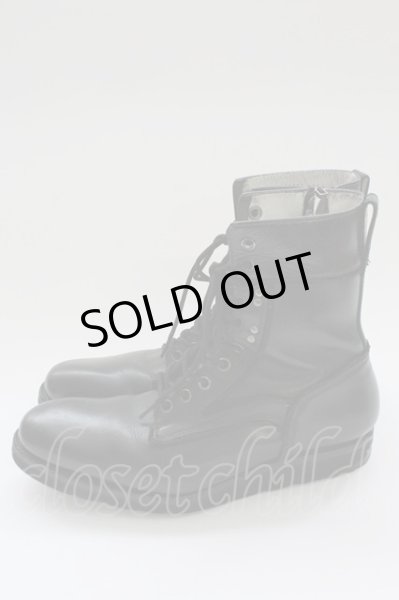 画像3: Hiromu Takahara / レースアップブーツ 42（約27cm） ブラック T-25-07-08-031-Hi-sho-YM-ZT (3)