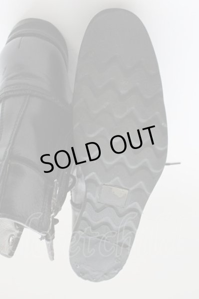 画像4: Hiromu Takahara / レースアップブーツ 42（約27cm） ブラック T-25-07-08-031-Hi-sho-YM-ZT (4)