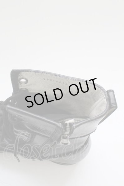 画像5: Hiromu Takahara / レースアップブーツ 42（約27cm） ブラック T-25-07-08-031-Hi-sho-YM-ZT (5)