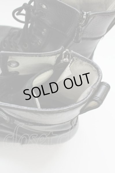 画像6: Hiromu Takahara / レースアップブーツ 42（約27cm） ブラック T-25-07-08-031-Hi-sho-YM-ZT (6)