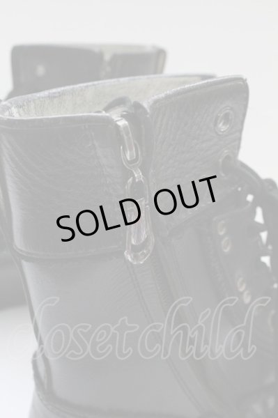 画像11: Hiromu Takahara / レースアップブーツ 42（約27cm） ブラック T-25-07-08-031-Hi-sho-YM-ZT (11)