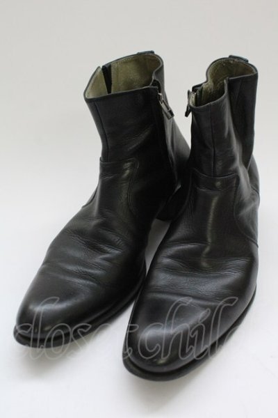画像1: 5351pour les Hommes / サイドZIPブーツ 42 ブラック T-25-07-08-032-53-sho-YM-ZT