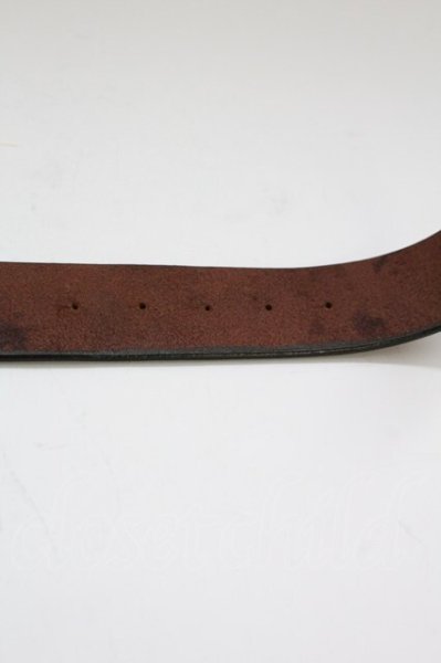 画像4: IFSIXWASNINE / フェザーバックルスタッズベルト  イエローｘブラウン T-25-07-08-034-IF-0-YM-ZT155 (4)