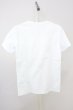 画像2: Zero by TORNADO MART / ランダムストライプVネックTシャツ M ホワイト T-25-07-08-005-Ze-ts-YM-ZT172 (2)