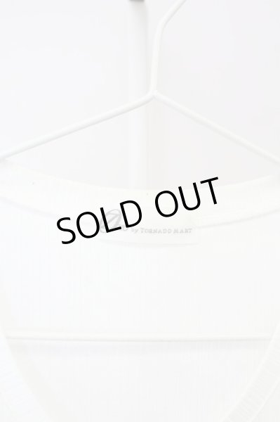 画像3: Zero by TORNADO MART / ランダムストライプVネックTシャツ M ホワイト T-25-07-08-005-Ze-ts-YM-ZT172 (3)