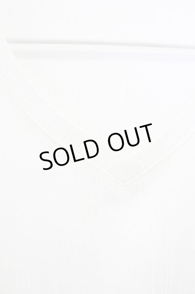 画像4: Zero by TORNADO MART / ランダムストライプVネックTシャツ M ホワイト T-25-07-08-006-Ze-ts-YM-ZT172 (4)