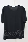 画像1: Zero by TORNADO MART / ポリエステルスムースボックス Tシャツ M ブラック T-25-07-08-007-Ze-ts-YM-ZT (1)