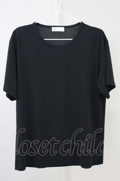 画像1: Zero by TORNADO MART / ポリエステルスムースボックス Tシャツ M ブラック T-25-07-08-007-Ze-ts-YM-ZT