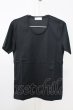 画像1: Zero by TORNADO MART / ストレッチスムースUネックT M ブラック T-25-07-08-009-Ze-ts-YM-ZT172 (1)