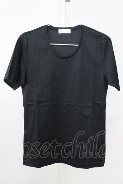 画像1: Zero by TORNADO MART / ストレッチスムースUネックT M ブラック T-25-07-08-009-Ze-ts-YM-ZT