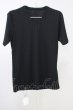 画像1: R by TORNADO MART / ストレッチリブVネックTシャツ 0 ブラック T-25-07-08-010-Th-ts-YM-ZT172 (1)