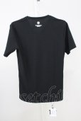 画像2: R by TORNADO MART / ストレッチリブVネックTシャツ 0 ブラック T-25-07-08-010-Th-ts-YM-ZT (2)