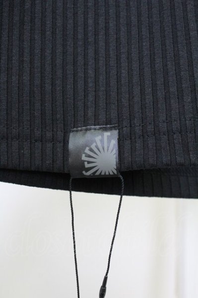画像6: R by TORNADO MART / ストレッチリブVネックTシャツ 0 ブラック T-25-07-08-010-Th-ts-YM-ZT172 (6)