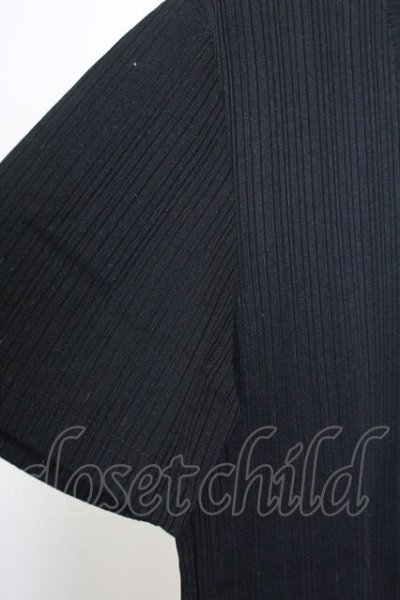 画像4: Zero by TORNADO MART / ランダムストライプVネックTシャツ M ブラック T-25-07-08-011-Ze-ts-YM-ZT