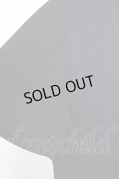 画像4: Zero by TORNADO MART / ランダムストライプVネックTシャツ M ブラック T-25-07-08-011-Ze-ts-YM-ZT172 (4)